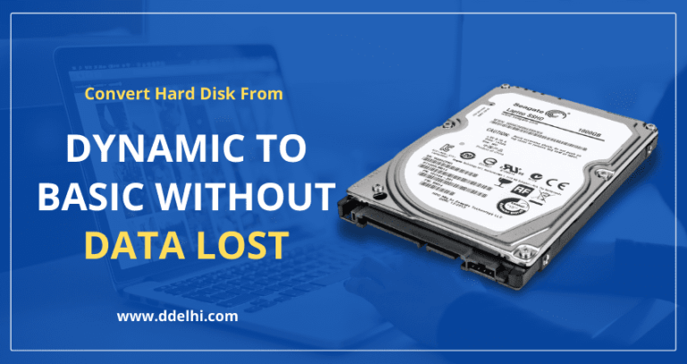 convert hard disk from dynamic to basic without data lost