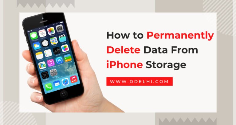 How to Permanently Delete Data From iPhone Storage
