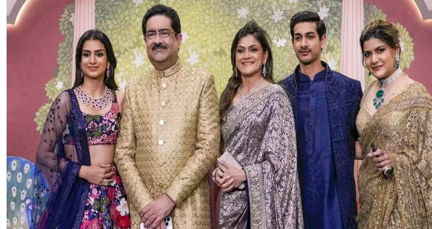 Kumar Mangalam Birla and Famil