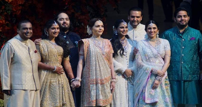 Mukesh Ambani & Family