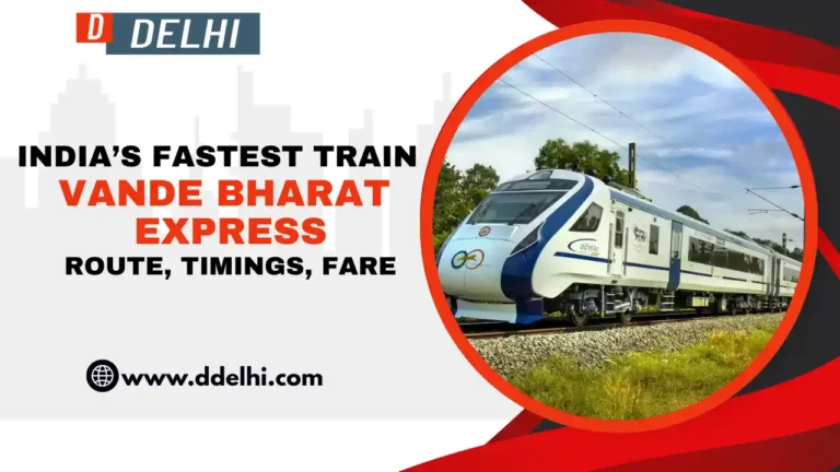 India s Fastest Train Vande Bharat Express Route, Timings, Fare