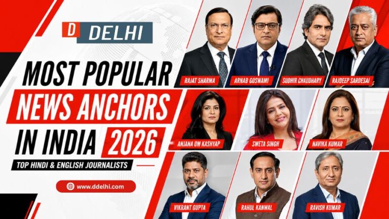 top news anchors in india