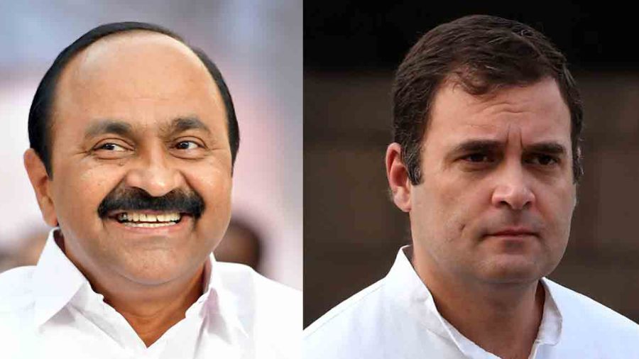 Rahul Gandhi and VD Satheesan