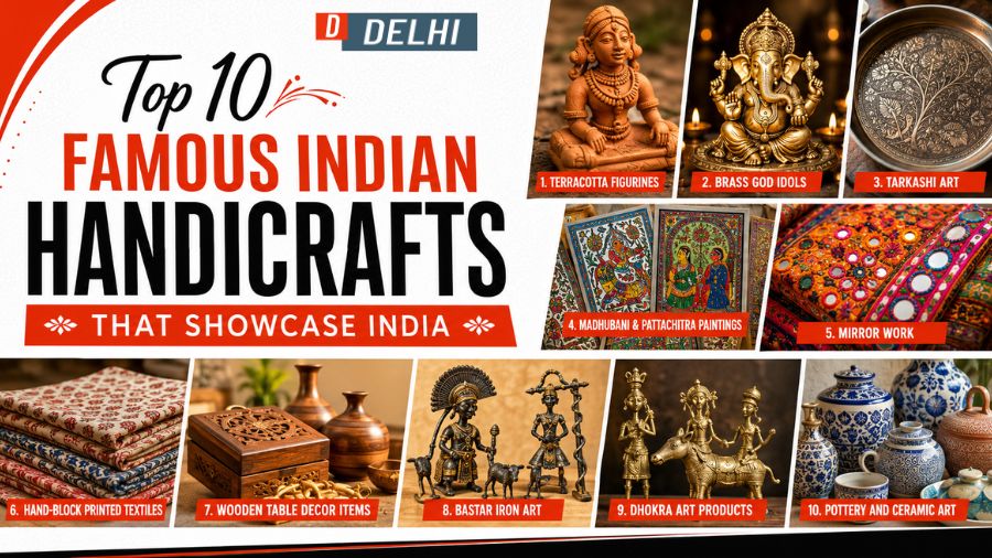 top famous indian handicrafts