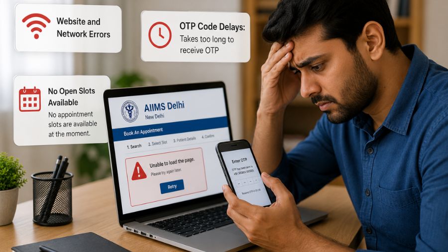 Common Problems During Delhi AIIMS Appointment Booking
