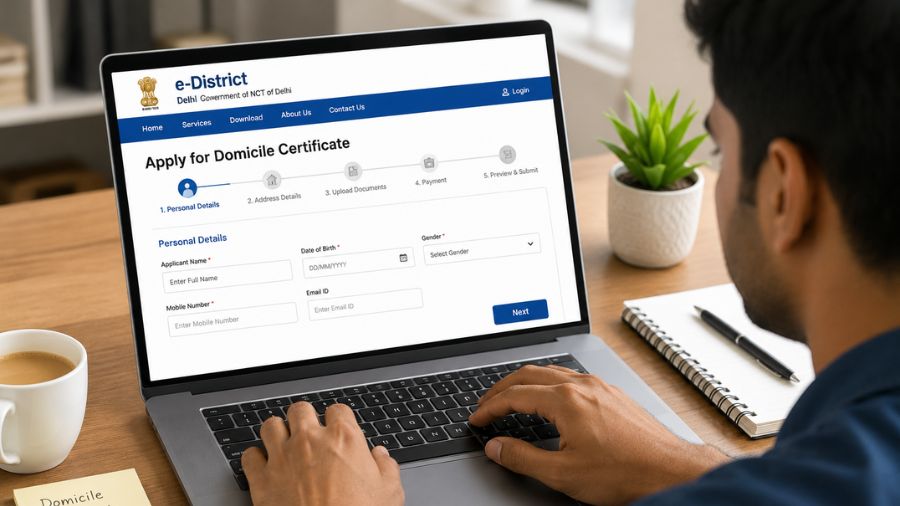 How to Apply Online for Domicile Certificate in Delhi