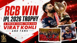 RCB Win IPL 2026 Trophy