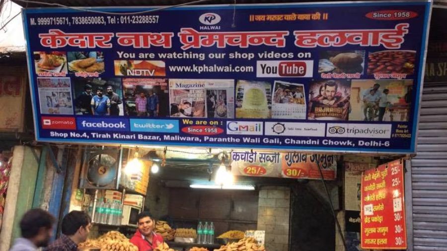Kedarnath Premchand Halwai, Chandni Chowk