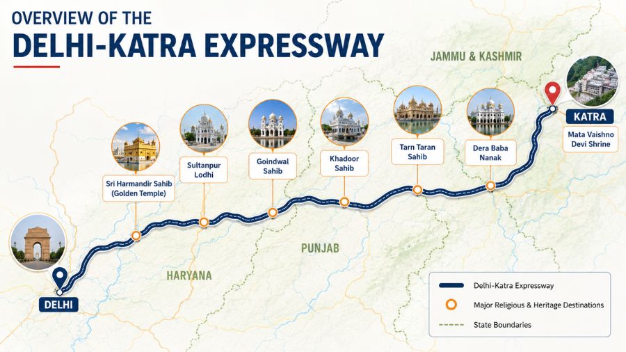 Overview of the Delhi-Katra Expressway