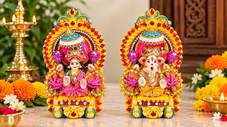 Lakshmi and Ganesh Idols for Diwali Gifts